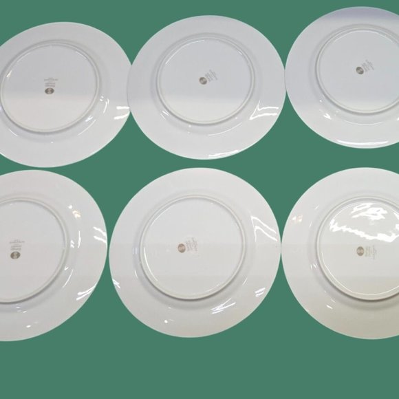 Sango China Japan debutante 3688 salad plates set of 6 -7 3/4 in - Picture 8 of 10